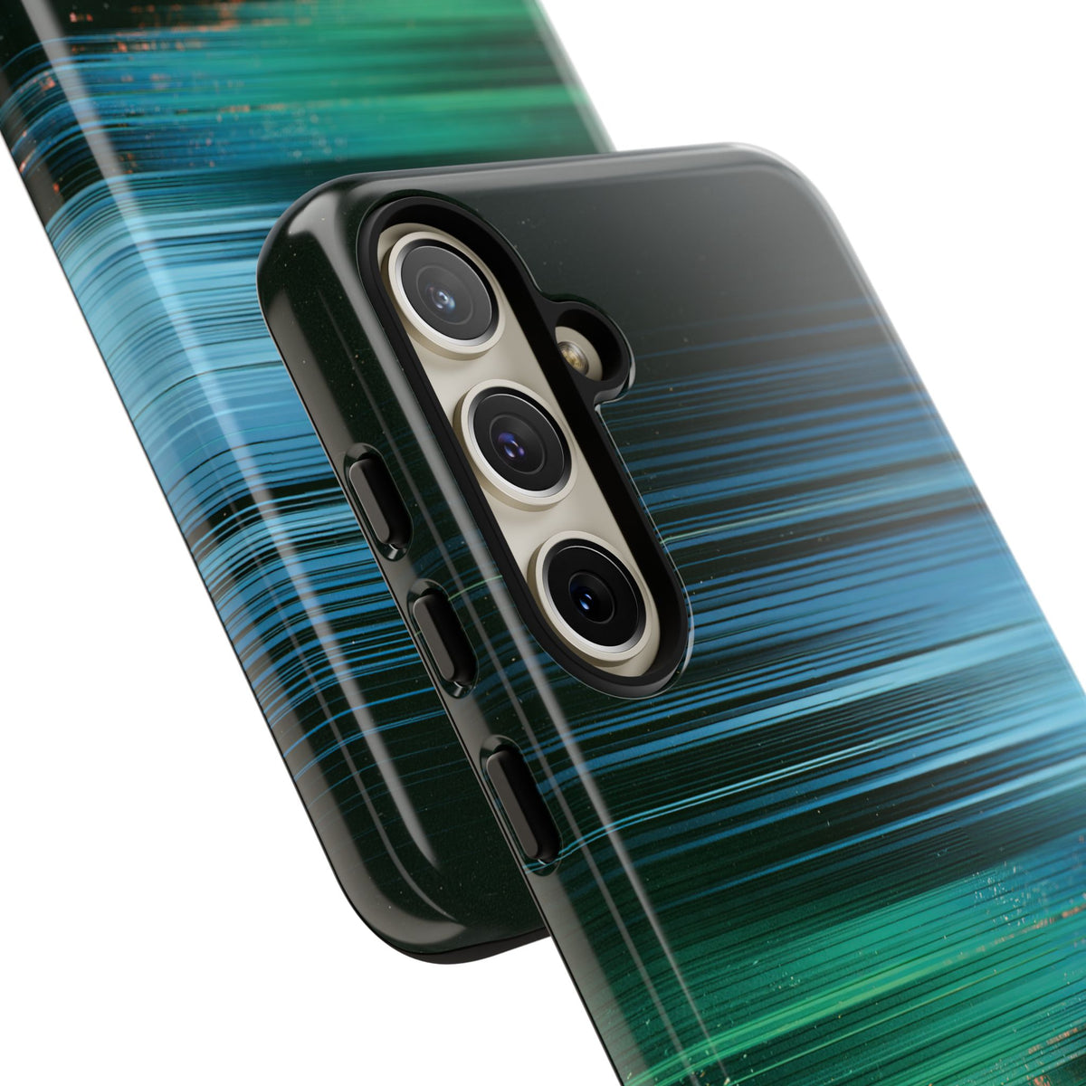 Digital Shoreline Drift · Tough Phone Case for Samsung · Teal