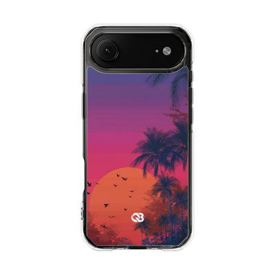 Neon Horizon Palms · Impact Phone Case for iPhone · Magsafe