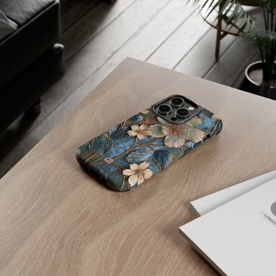Gilded Blossom Reverie · Tough Phone Case for iPhone · Teal