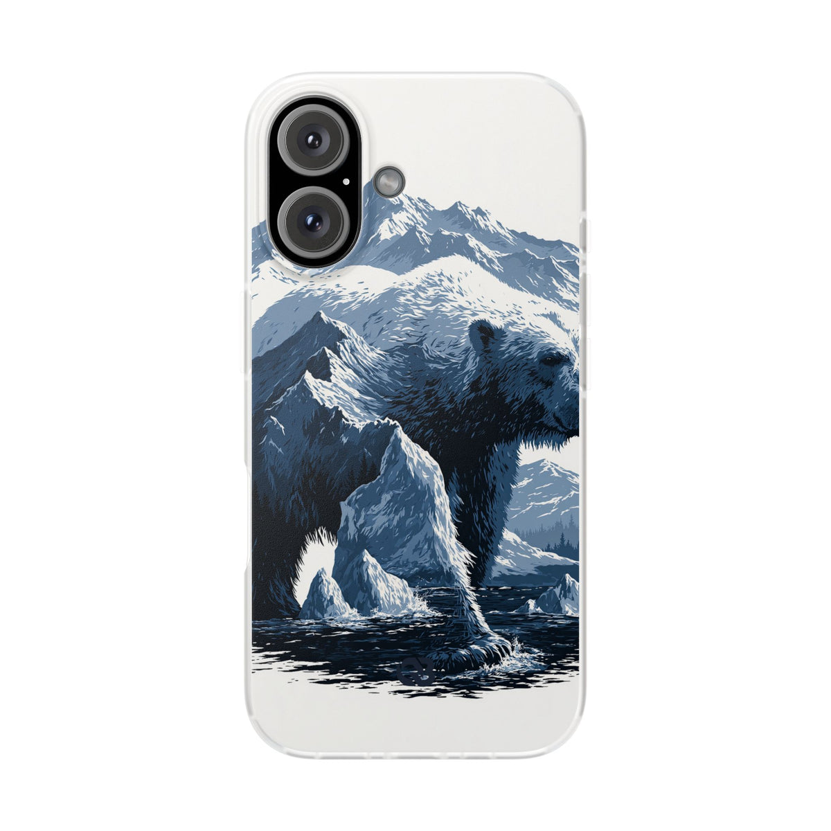 Fjord Summit Bear · Lite Phone Case for iPhone ·  Blue