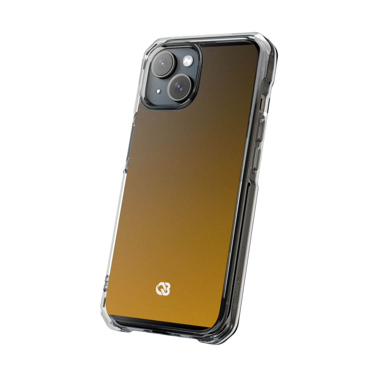 Golden Umber · Clear Impact Magnetic Phone Case for iPhone · Gold