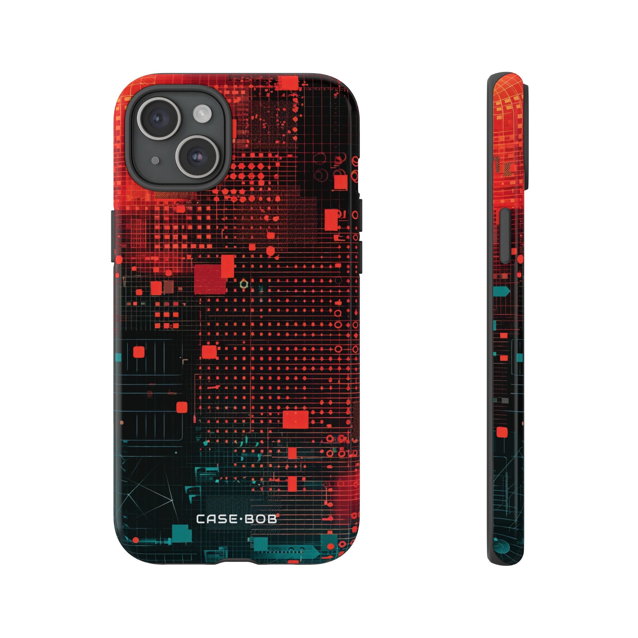 Grid Fusion iPhone 15 Plus Case - Tough