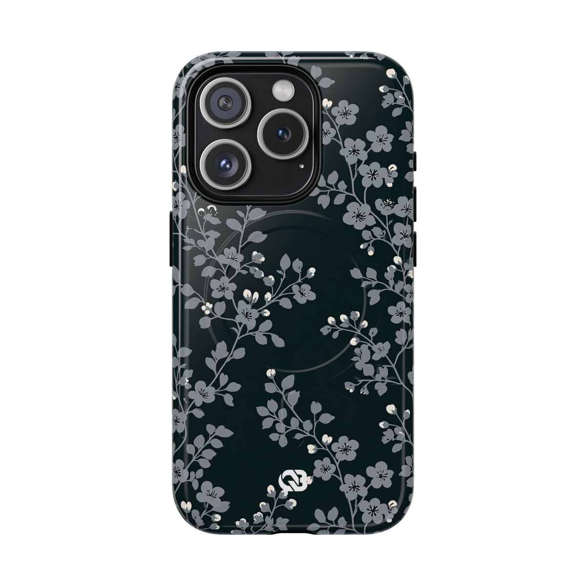 Nocturne Blossom Branch · Tough 2.0 Magnetic Phone Case for iPhone · Black