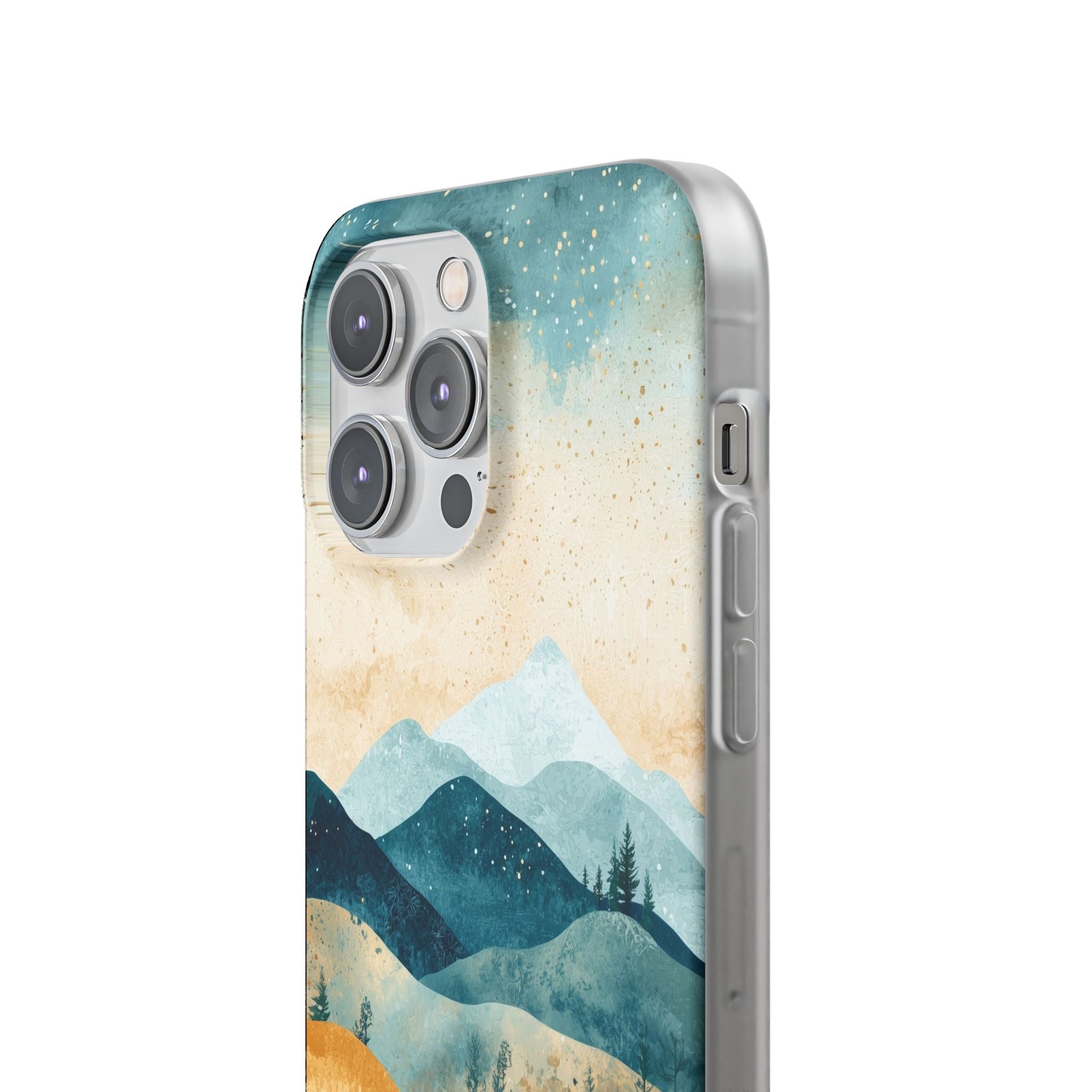 Moonlit Mountains iPhone 14 Pro Max Case - Soft