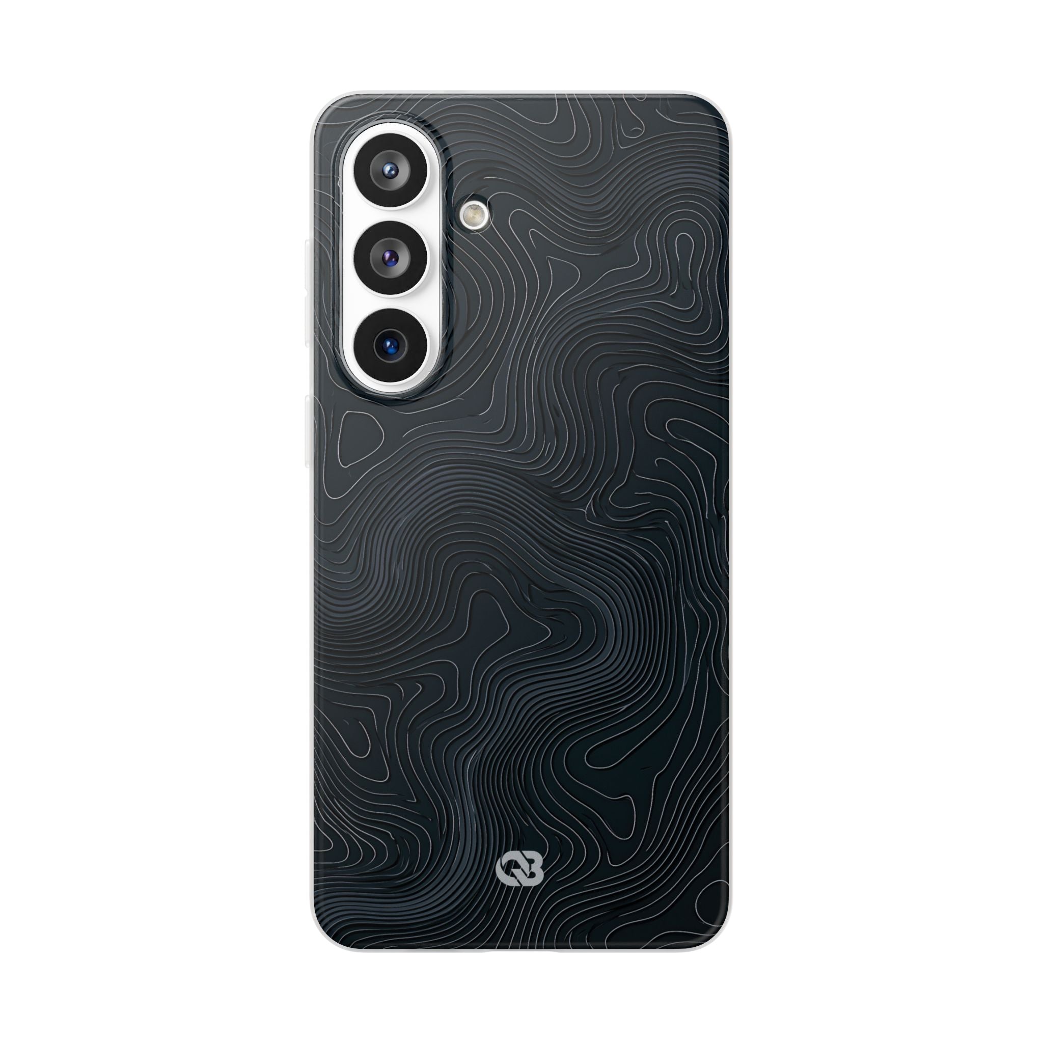 Black Lite Phone Case for Samsung - Obsidian Ridge Topo