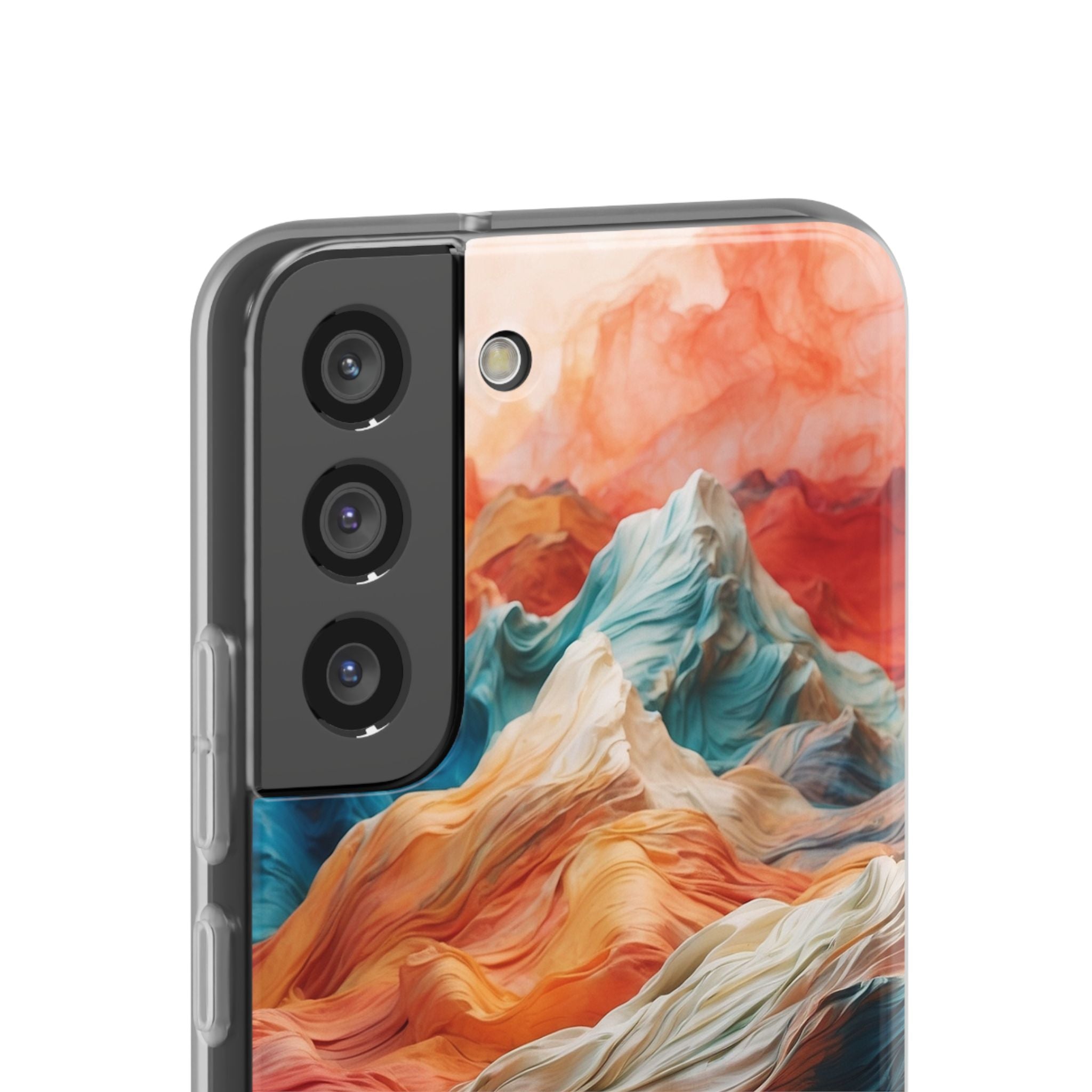 Fabric Peaks Cream Samsung S22 - Soft