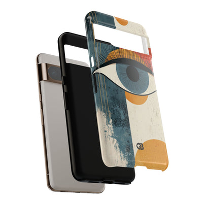 Distressed Azure Ocular · Tough Phone Case for Google Pixel