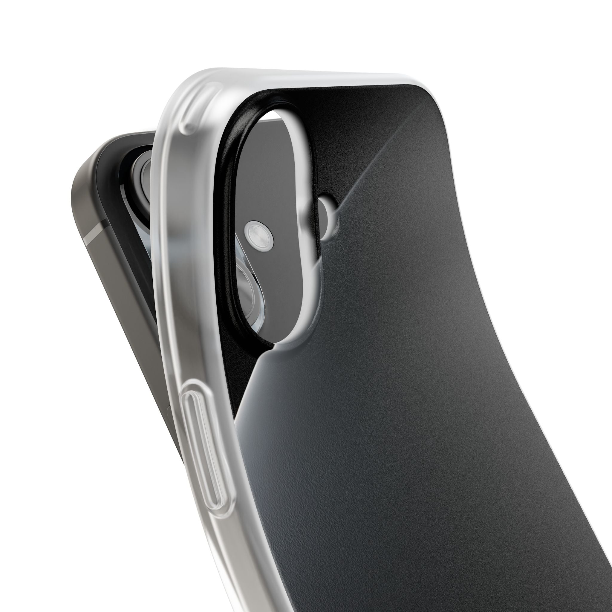 Black Lite Phone Case for iPhone - Obsidian Lunar Arch