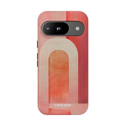 Crimson Arches Google Pixel 9 Case - Tough