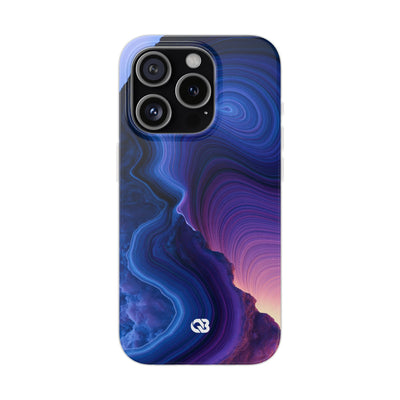 Radiant Strata · Lite Phone Case for iPhone ·  Blue
