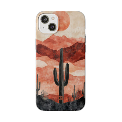 Terracotta Desert Sun · Soft Handyhülle für iPhone