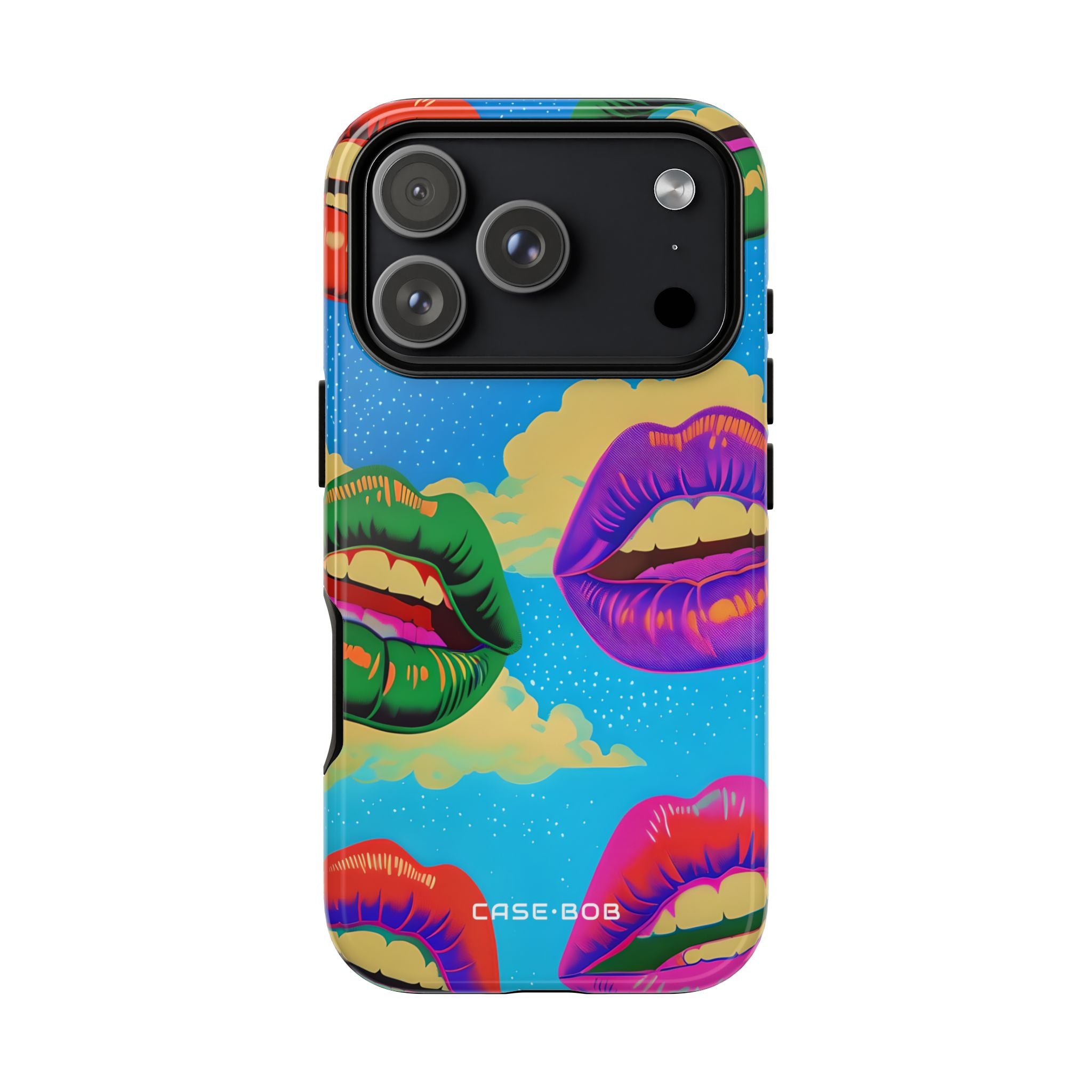 Colorful Lipscape iPhone 17 Pro Case - Tough - CASE•BOB
