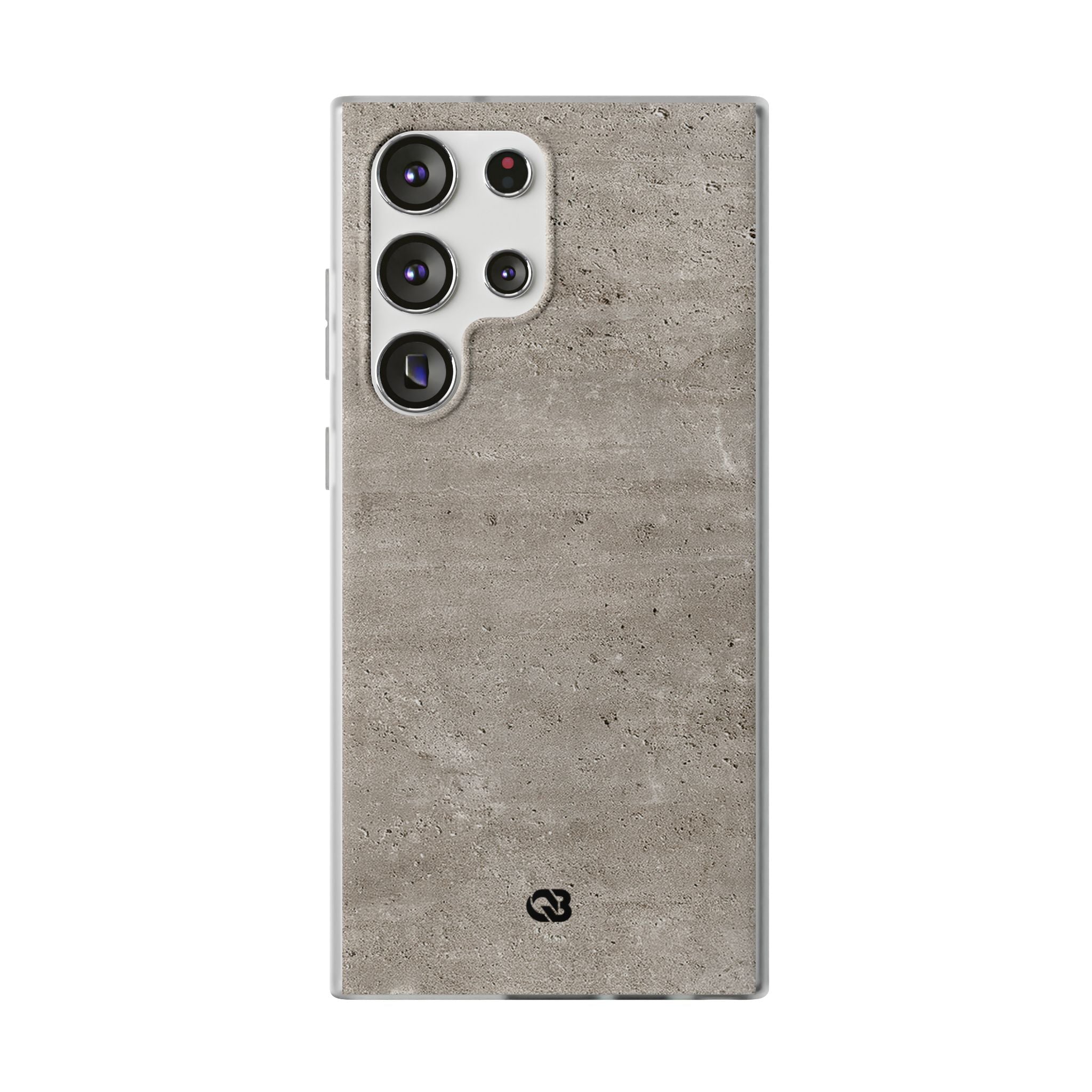 Grey Lite Phone Case for Samsung - Brutalist Stone Grit