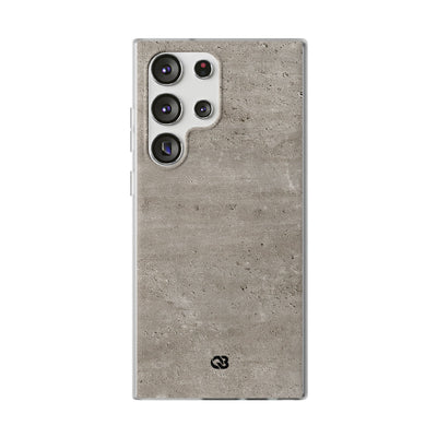 Grey Lite Phone Case for Samsung - Brutalist Stone Grit