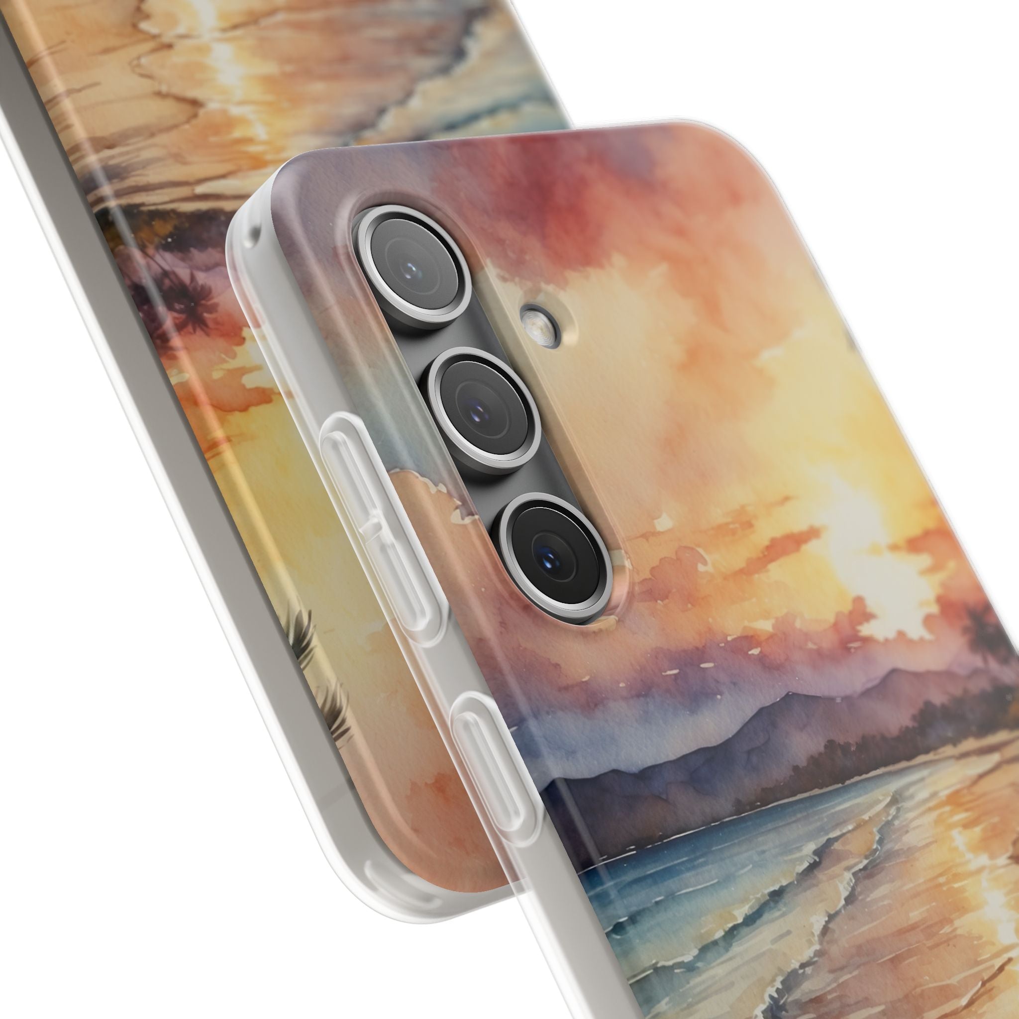 Sonnenuntergangsreflexion Samsung S24 Case - Soft