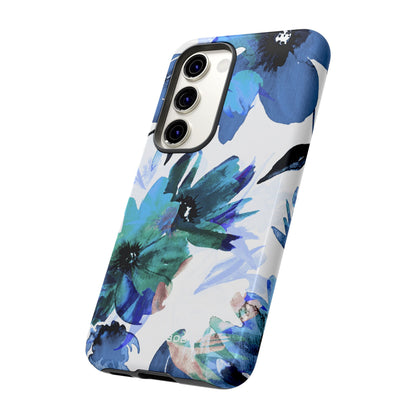 Blue Blossom Radiance Samsung S23 Case - Tough