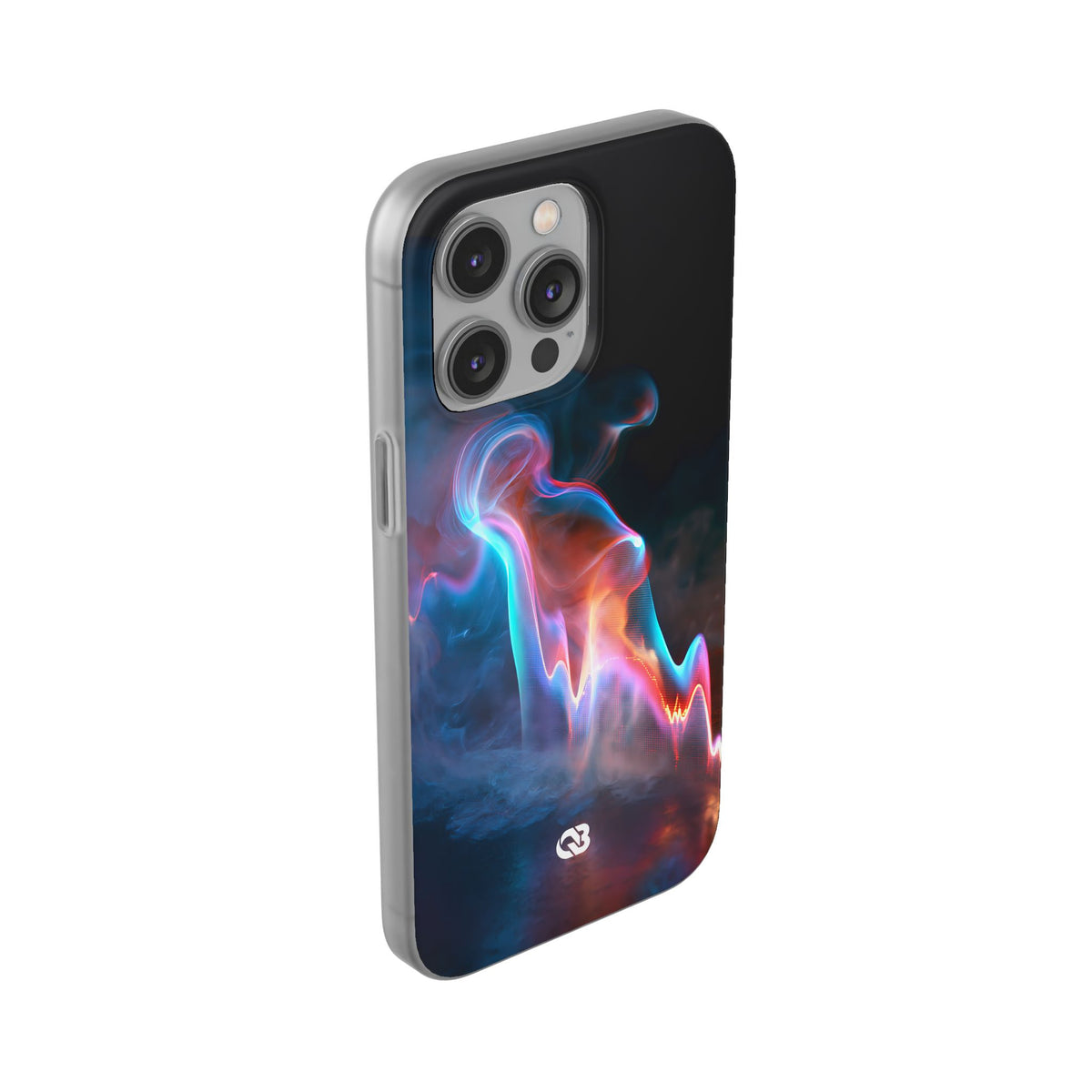 Neon Waveform · Lite Phone Case for iPhone ·  Black