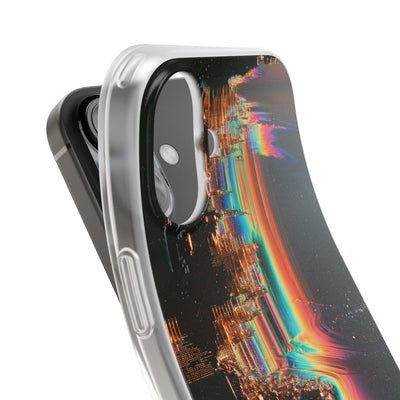 Prismatic Circuit · Lite Phone Case for iPhone ·  Black