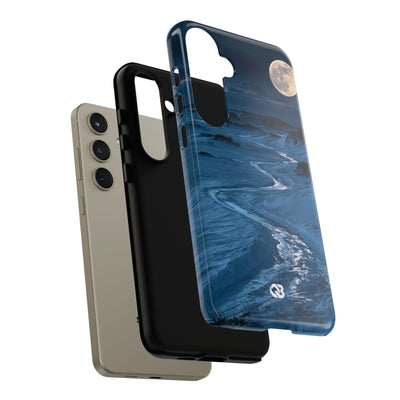 Arctic Moon Drift · Tough Phone Case for Samsung · Blue