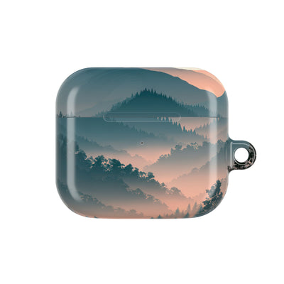 Misty Pine Summit · Hard Case for AirPods & AirPods Pro · Green