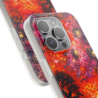 Molten Sky Tree · Soft Handyhülle für iPhone