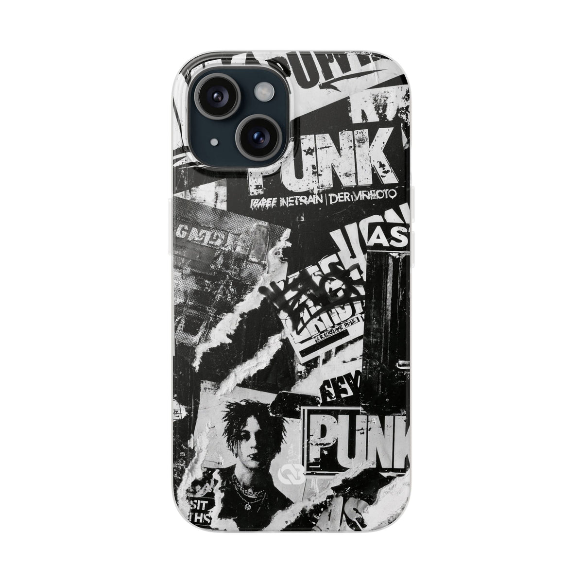 Underground Punk Collage · Lite Phone Case for iPhone ·  Black