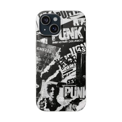 Underground Punk Collage · Lite Phone Case for iPhone ·  Black