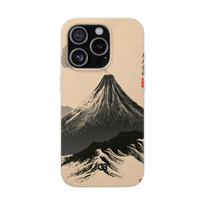 Beige Lite Phone Case for iPhone - Obsidian Ink Summit