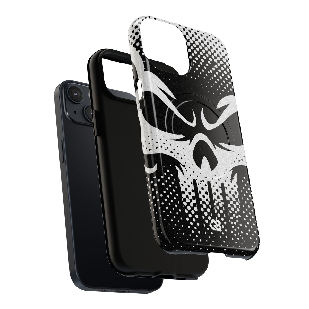 Phantom Halftone · Tough 2.0 Magnetic Phone Case for iPhone · Black