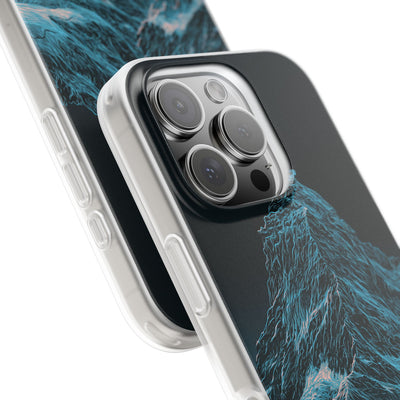 Glacial Alpine Peak · Lite Phone Case for iPhone ·  Blue