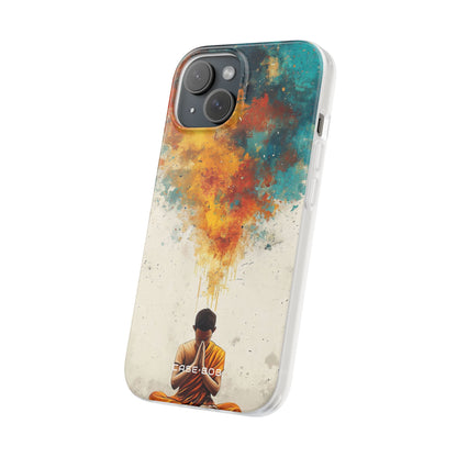 Meditative Glow iPhone 15 Case - Soft