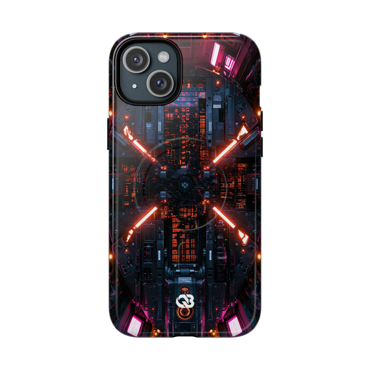Cybernetic Reactor Core · Tough 2.0 Magnetic Phone Case for iPhone · Black