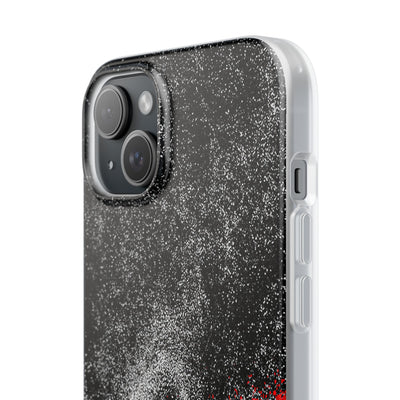 Crimson Noir Drip · Lite Phone Case for iPhone ·  Black