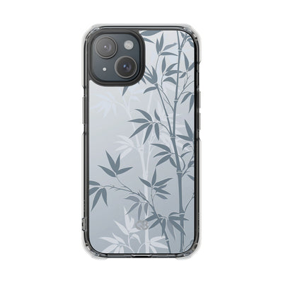 Blue Impact MagSafe Phone Case for iPhone - Slate Bamboo Shadow