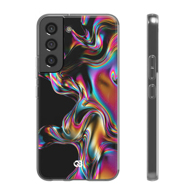 Purple Lite Phone Case for Samsung - Liquid Neon Chrome