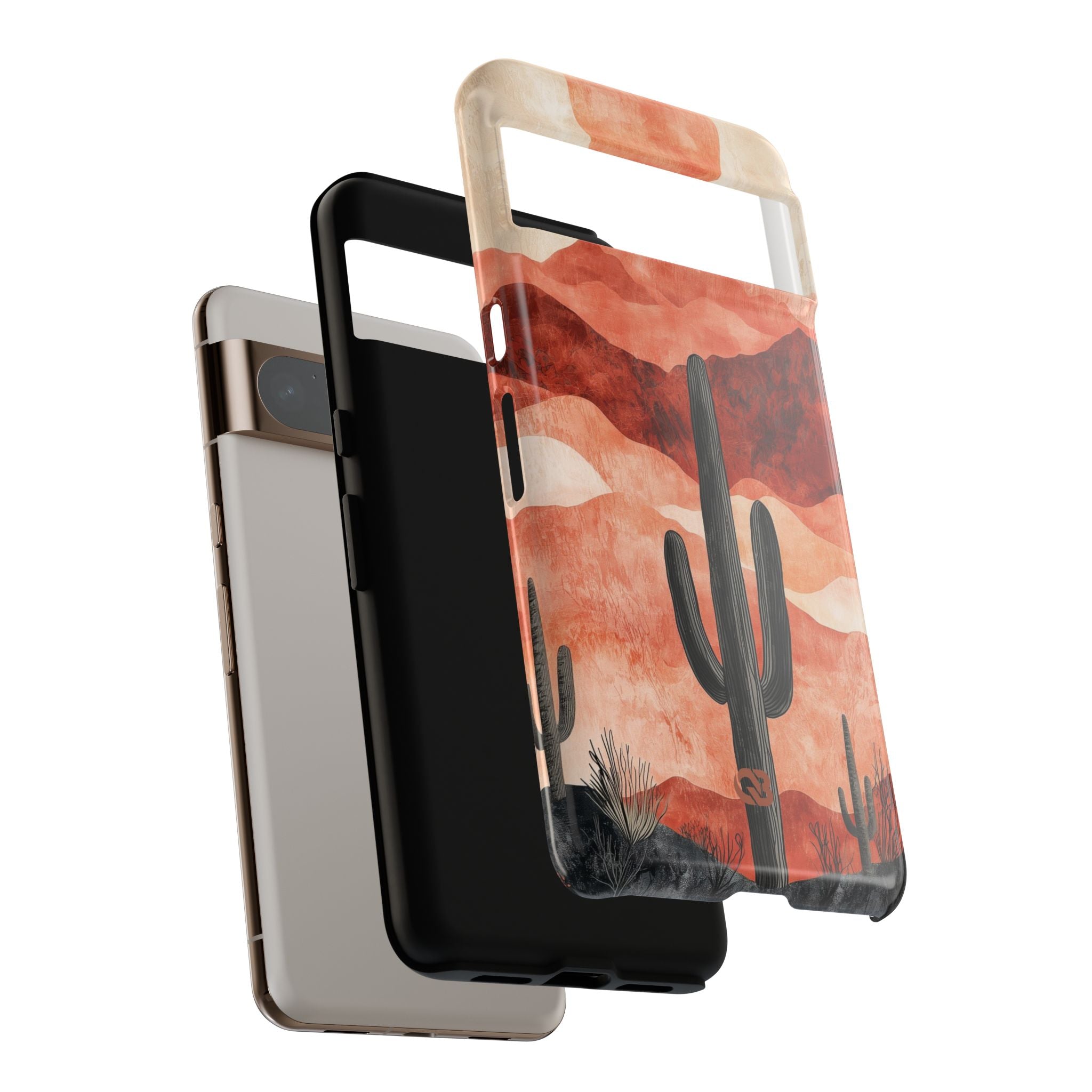 Terracotta Desert Sun · Tough Handyhülle für Google Pixel