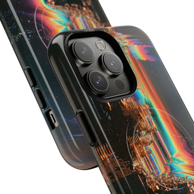 Prismatic Circuit · Tough 2.0 Magnetic Phone Case for iPhone · Black