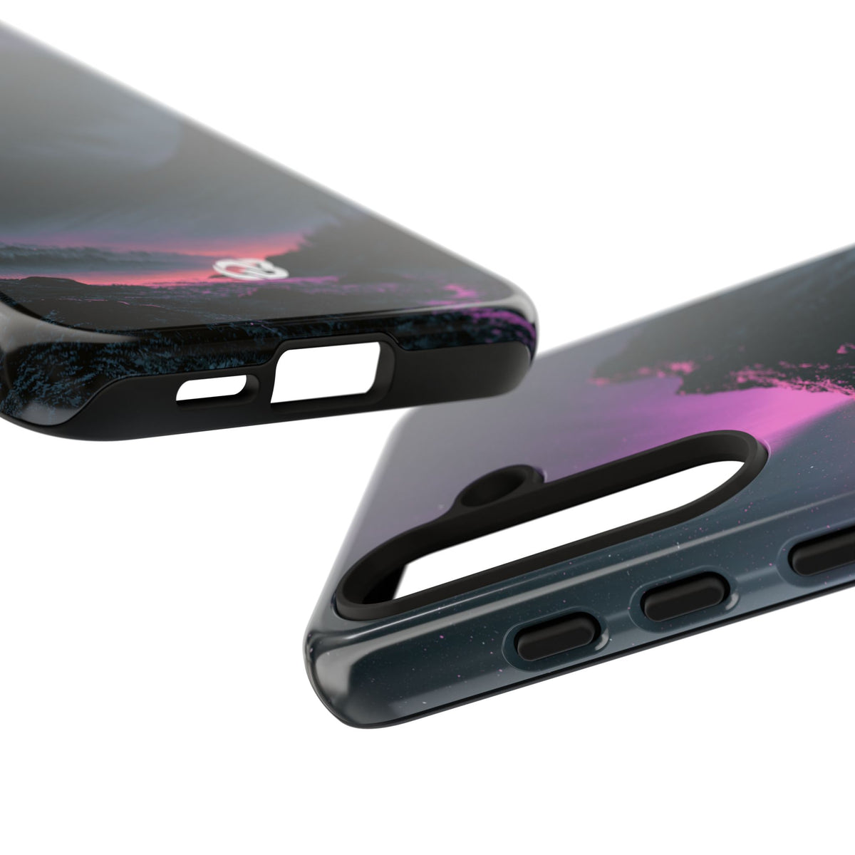 Arctic Aurora Summit · Tough Phone Case for Samsung · Black