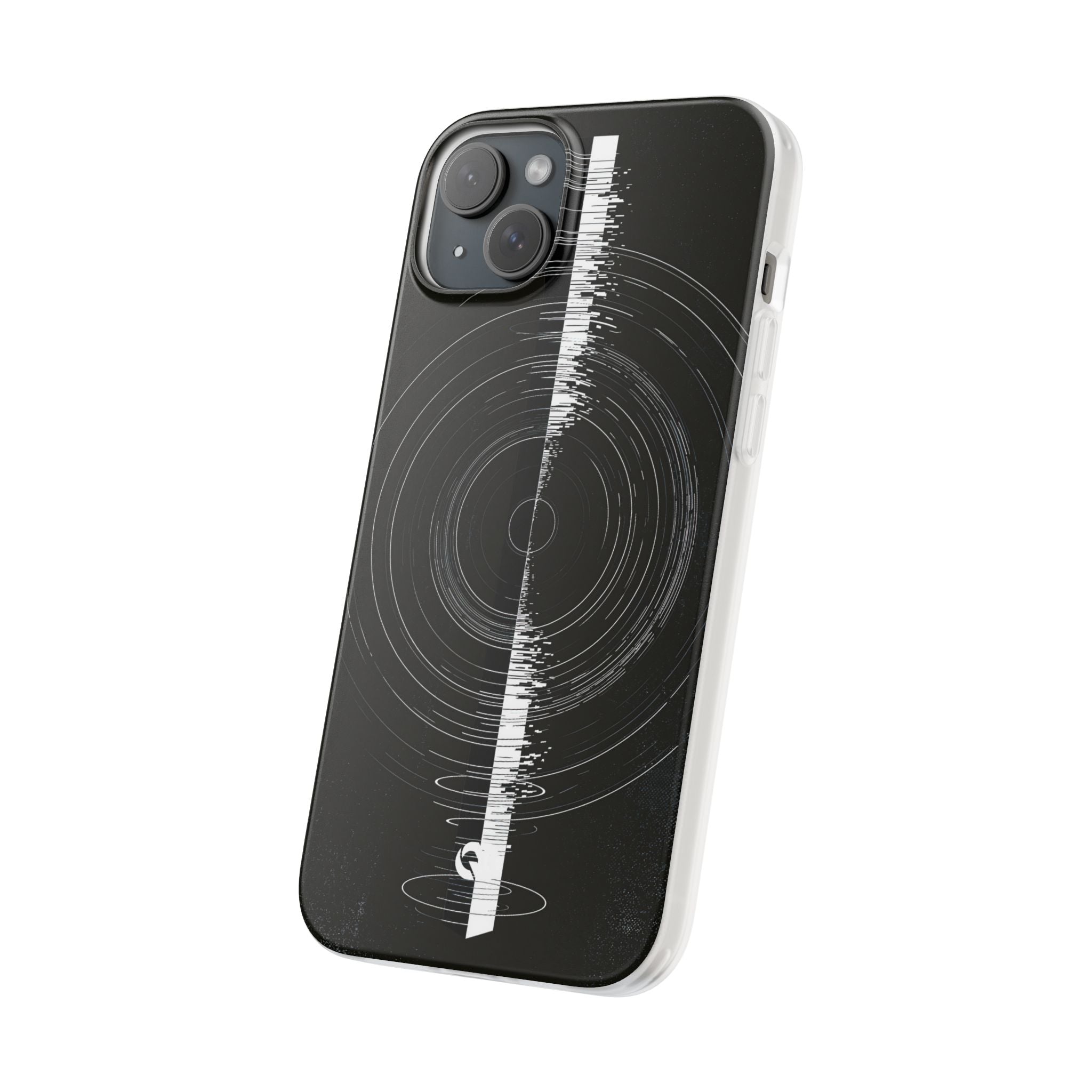Black Lite Phone Case for iPhone - Obsidian Orbital Signal