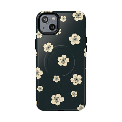 Midnight Sakura Bloom · Tough 2.0 Magnetic Phone Case for iPhone · Black