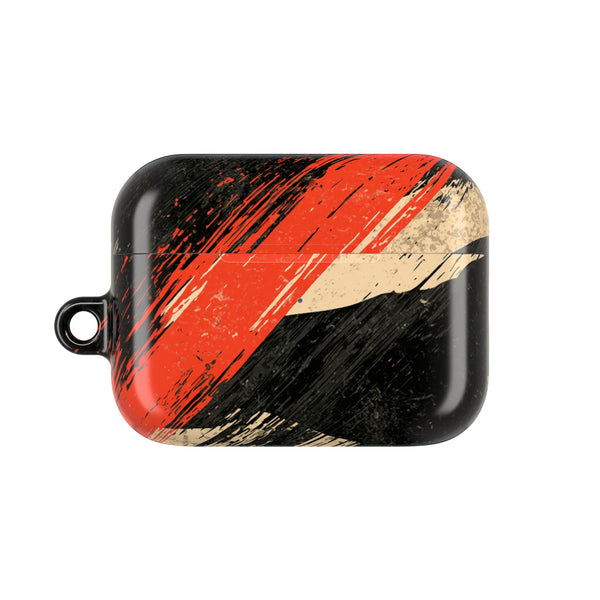 Urban Slash Camo · Hard Case for AirPods & AirPods Pro · Black