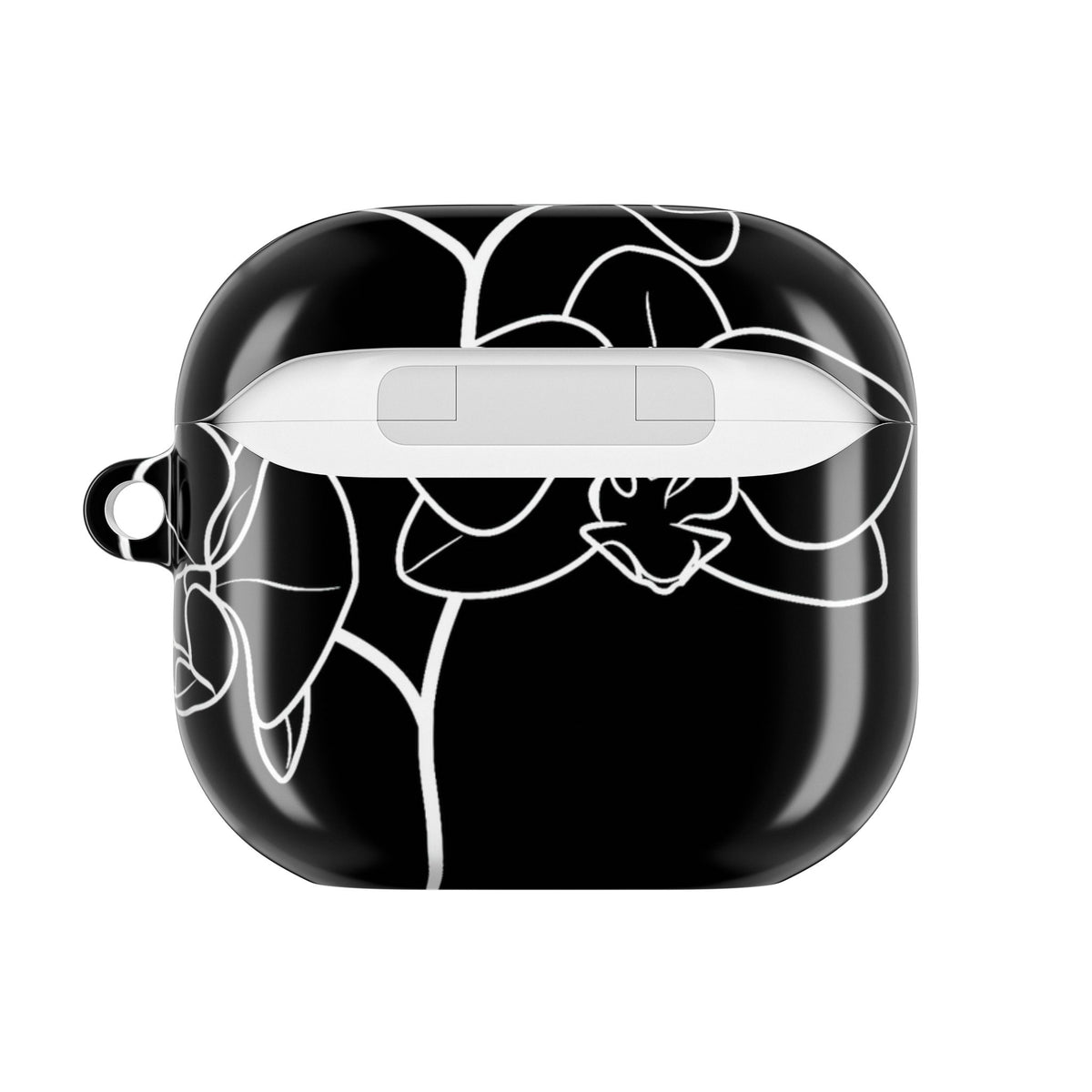 Midnight Orchid · Hard Case for AirPods & AirPods Pro · Black