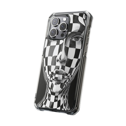 Checkered Face iPhone 15 Pro Max Case - Impact