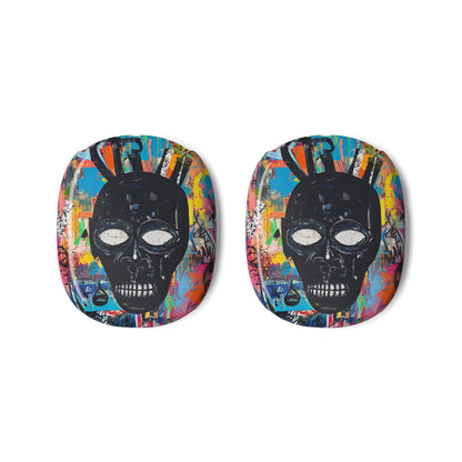 Neon Skull Burst - AirPod Max Case