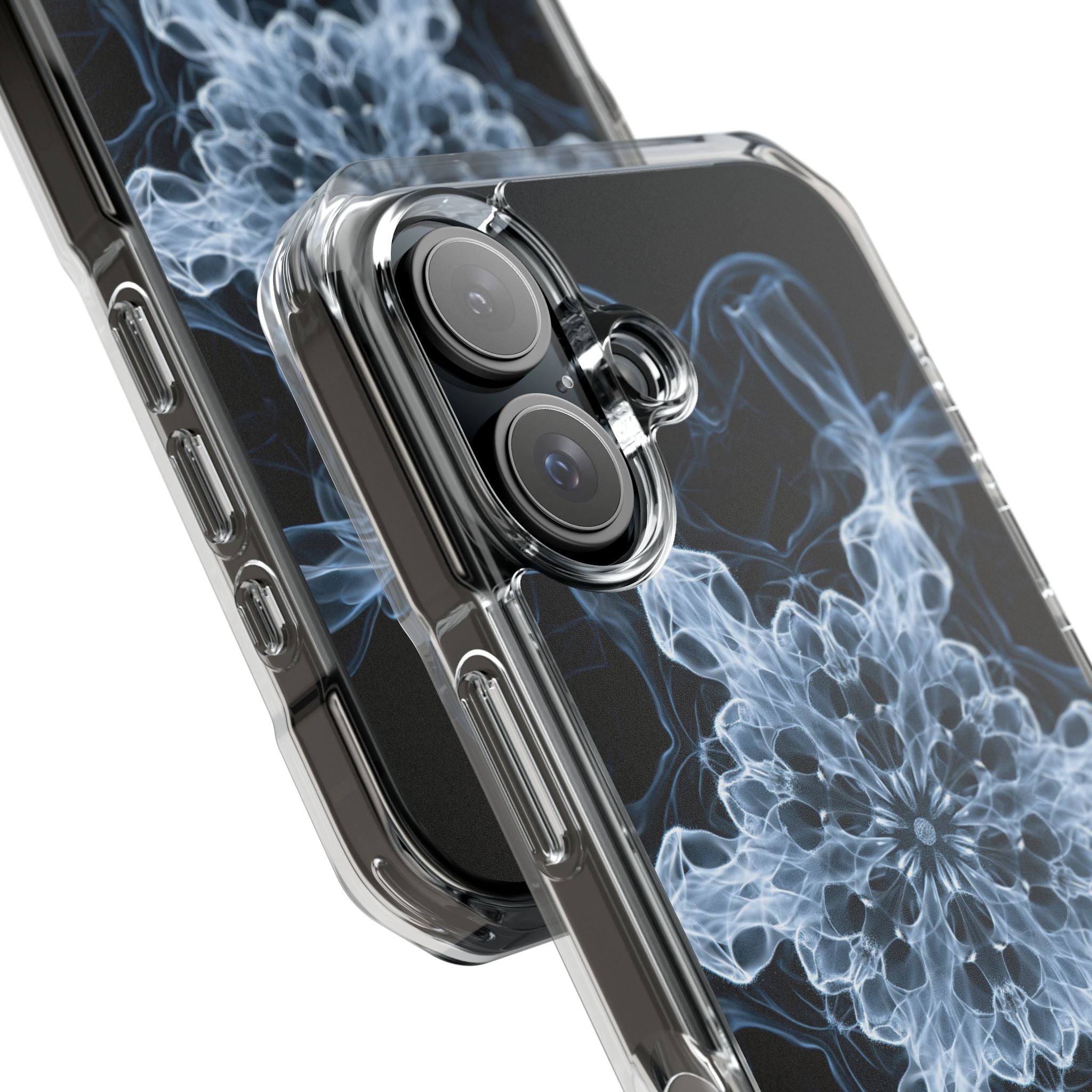 Blue Impact MagSafe Phone Case for iPhone - Glacial Smoke Crown