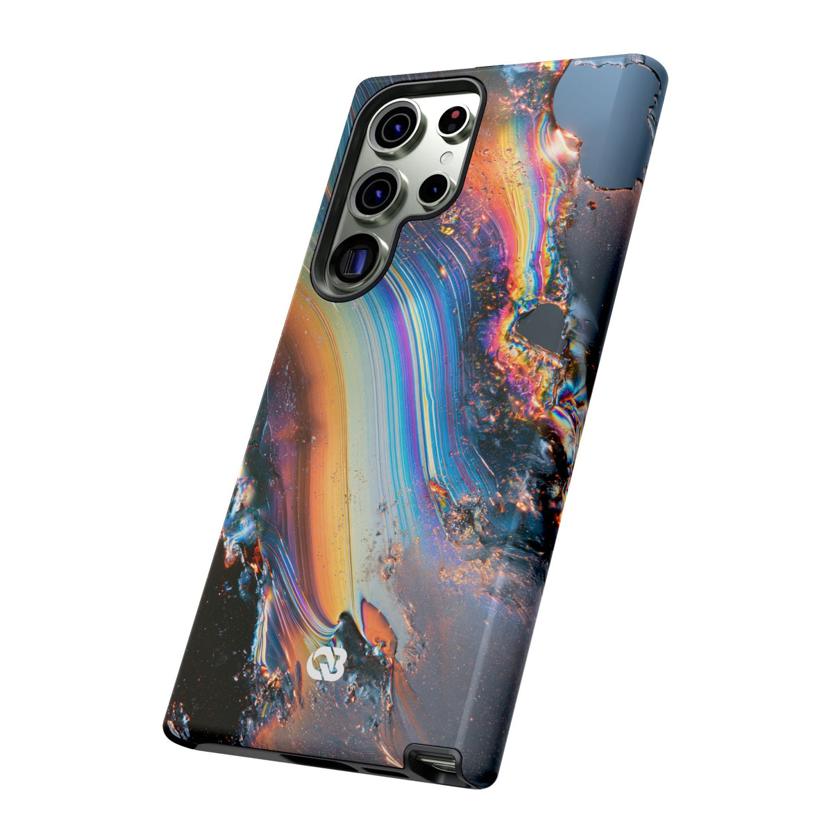 Prismatic Aura Flow · Tough Phone Case for Samsung · Blue