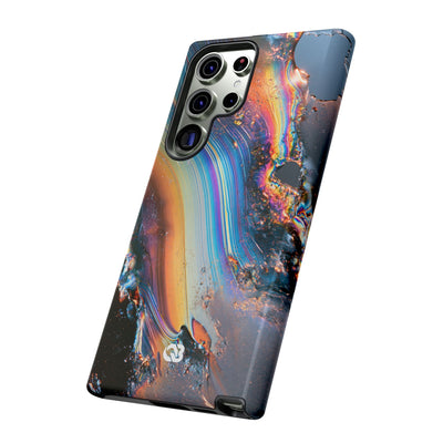 Prismatic Aura Flow · Tough Phone Case for Samsung · Blue