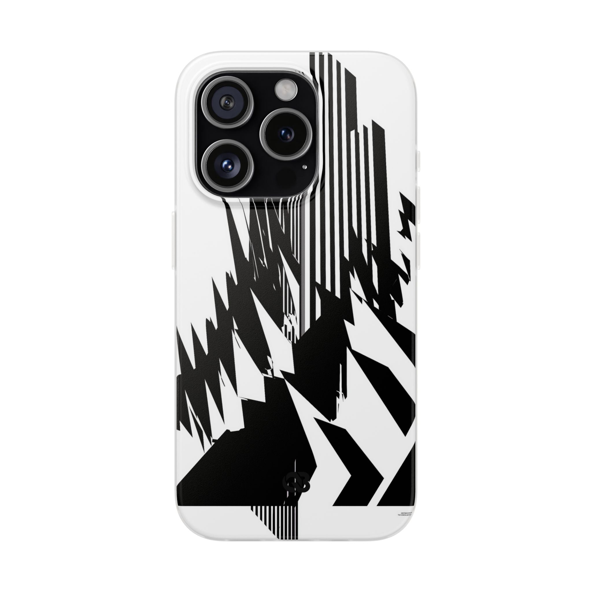 White Lite Phone Case for iPhone - Shattered Vector Spire