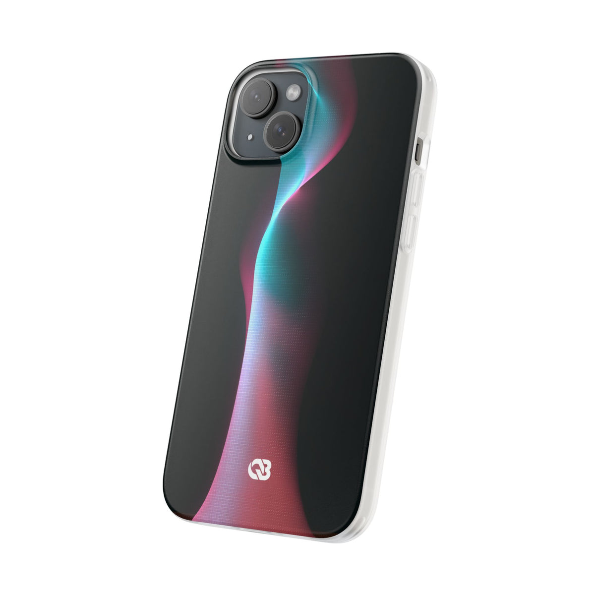 Neon Pixel Flow · Lite Phone Case for iPhone ·  Black