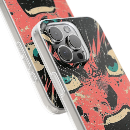 Schreiendes Gesicht Pink iPhone 16 Pro Max Case - Soft